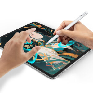 Acefast V3 Capacitive Stylus for iPad with Wireless Charging and 2 Interchangeable Tips - White - Image 8