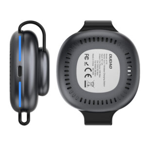 Dudao A11S 3-in-1 Wireless Charger Compatible with MagSafe Smartphone Smartwatch Headphones - Black - Image 2