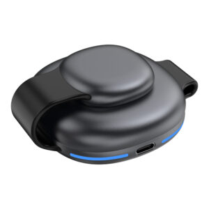 Dudao A11S 3-in-1 Wireless Charger Compatible with MagSafe Smartphone Smartwatch Headphones - Black - Image 3