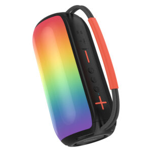Dudao Y21 Wireless Speaker with RGB Backlight Bluetooth 5.3 - Black - Image 3