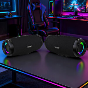 Dudao Y21Pro Wireless Speaker with RGB Backlight Bluetooth 5.3 - Black - Image 8
