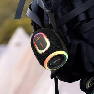 Dudao Y22 Wireless Speaker with RGB Backlight Bluetooth 5.3 - Black - Image 5