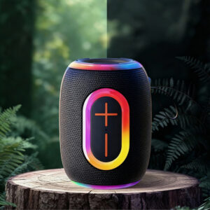 Dudao Y22 Wireless Speaker with RGB Backlight Bluetooth 5.3 - Black - Image 9