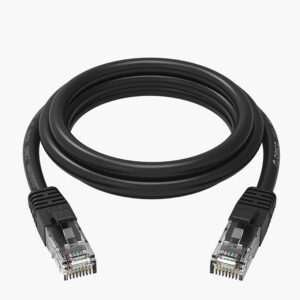 Orico PUG-C6 CAT6 1000Mbps RJ45 Ethernet Network Cable LAN Round 2m - Black - Image 5