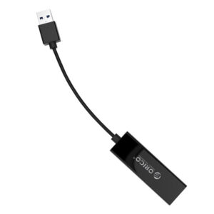 Orico UTJ-U3 1 Gigabit USB-A 3.0 External Network Card - Black - Image 2