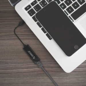 Orico UTJ-U3 1 Gigabit USB-A 3.0 External Network Card - Black - Image 4
