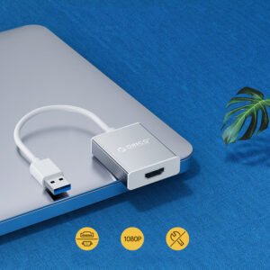 Orico UTH USB-A 3.0 to HDMI adapter - silver - Image 4