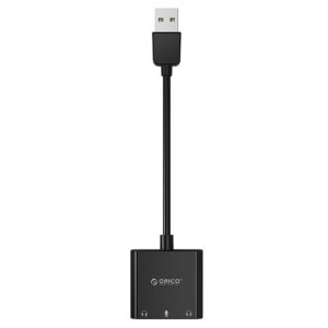 Orico SKT3 USB-A External Sound Card - Black - Image 2