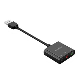 Orico SKT3 USB-A External Sound Card - Black - Image 3