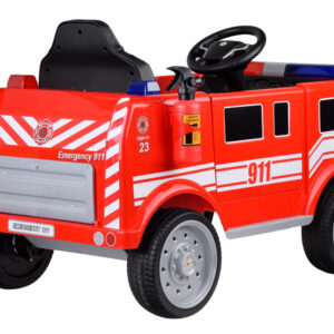 Gaisrinės automobilis Baterijomis valdomas gaisrinis automobilis su šviesos ir garso signalais PA0313 - Image 4