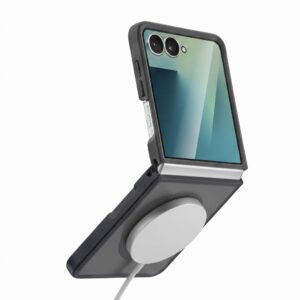 Tech-Protect MagMat MagSafe Samsung Galaxy Z FLIP 8 MATINIS JUODAS - Image 9
