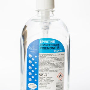 Spiritinė dezinfekcijos priemonė rankoms, 500 ml