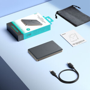 Joyroom JR-PBM08 Pro Powerbank 22.5W 10000mAh with Wireless Charging 2x USB-C - Titanium - Image 9