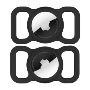 Dėklas Wozinsky WEA-01 na Apple AirTag šuns arba katės antkakliui - juodos spalvos