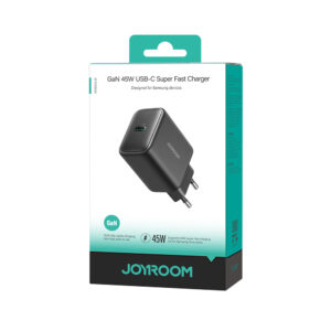 Joyroom JR-TCG13 45W GaN Wall Charger for Samsung Ultra - Black - Image 7