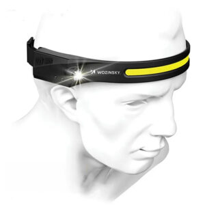 Wozinsky WLC-1200 350lm CREE LED Headlamp IPX4 with Motion Sensor - Black - Image 4