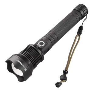 Wozinsky WLT-20W tactical flashlight 20 W 2000 lm CREE diodes IP65 with adjustable beam - black - Image 2