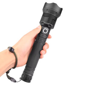 Wozinsky WLT-20W tactical flashlight 20 W 2000 lm CREE diodes IP65 with adjustable beam - black - Image 4