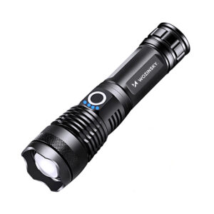 Wozinsky WLT-15W 15W 1500lm CREE IP65 Tactical Flashlight with Adjustable Beam - Black - Image 2