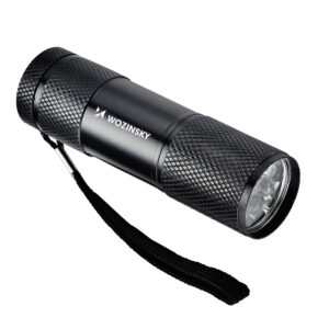 Wozinsky WLD-9L IP65 UV Flashlight for Trace Detection - Black - Image 2