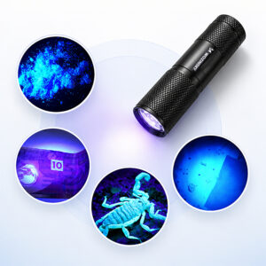 Wozinsky WLD-9L IP65 UV Flashlight for Trace Detection - Black - Image 6