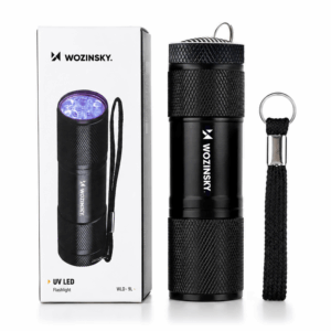 Wozinsky WLD-9L IP65 UV Flashlight for Trace Detection - Black - Image 8