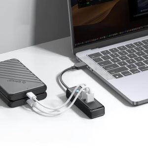 Orico PWC2U-U3 3-port USB hub 2x USB-A 3.0 1x USB-C 3.0 1.8 m - black - Image 3