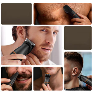 MAXGROOM LK-892 multifunctional trimmer with replaceable tips - black - Image 5