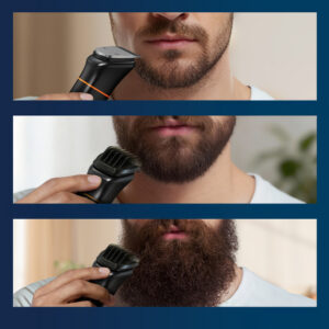 MAXGROOM JK-666 6-in-1 trimmer for beard, hair, body, nose and ears IPX6 - black - Image 6