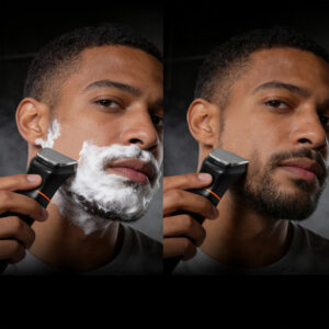 MAXGROOM JK-666 6-in-1 trimmer for beard, hair, body, nose and ears IPX6 - black - Image 8