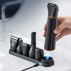 MAXGROOM JK-666 6-in-1 trimmer for beard, hair, body, nose and ears IPX6 - black - Image 9