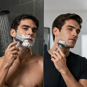 MAXGROOM WF-2037D foil electric shaver IPX7 - silver - Image 4