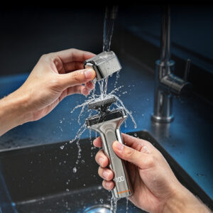 MAXGROOM WF-2037D foil electric shaver IPX7 - silver - Image 5