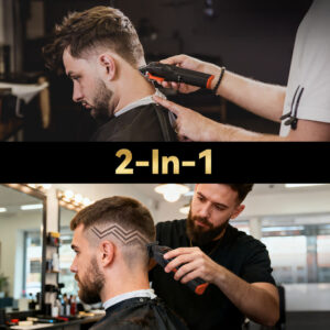 MAXGROOM WF-3908 multifunctional hair clipper with trimmer - black - Image 9