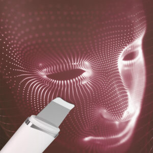 MAXGROOM M-169 ultrasonic cavitation peeling device with LED light therapy - white - Image 3