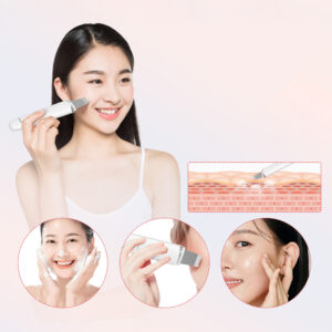 MAXGROOM M-169 ultrasonic cavitation peeling device with LED light therapy - white - Image 6
