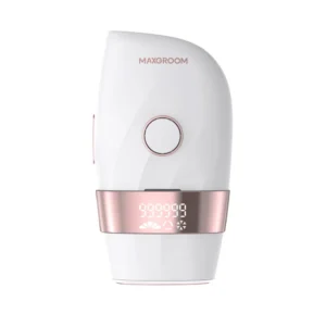 MAXGROOM JD-TM003 IPL epilator for hair removal - white and pink