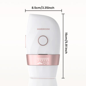 MAXGROOM JD-TM003 IPL epilator for hair removal - white and pink - Image 2