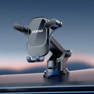 Dudao F5PRO+ Car Holder with Suction Cup - juodos spalvos - Image 3