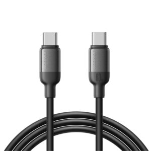 Joyroom S-A62 Lively Series 60W USB-C - USB-C kabelis 1.2 m - juodos spalvos