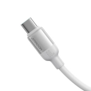 Joyroom S-A62 Lively Series 3A USB-A - USB-C kabelis 1.2 m - baltos spalvos - Image 5