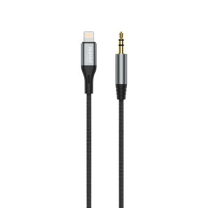 Dudao Lightning to mini jack 3.5mm audio cable 1m gray (L11PRO) - Image 2