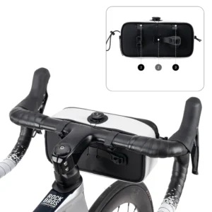 Rockbros TL001 ROAD TO SKY 1.9L Waterproof Handlebar Bike Bag - White - Image 5