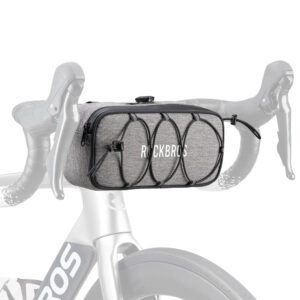 Rockbros TL001 ROAD TO SKY 1.9L Waterproof Handlebar Bike Bag - Gray