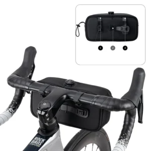 Rockbros TL001 ROAD TO SKY 1.9L Waterproof Handlebar Bike Bag - Black - Image 4