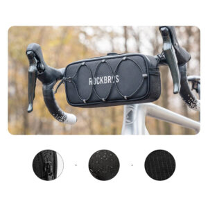 Rockbros TL001 ROAD TO SKY 1.9L Waterproof Handlebar Bike Bag - Black - Image 6