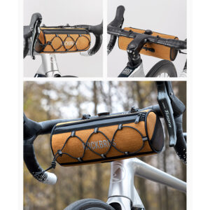 Rockbros TL002 ROAD TO SKY 1.5L Handlebar Bike Bag Waterproof - Orange - Image 8