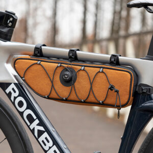 Rockbros TL003 ROAD TO SKY 2L Frame Bag Waterproof - Orange - Image 8