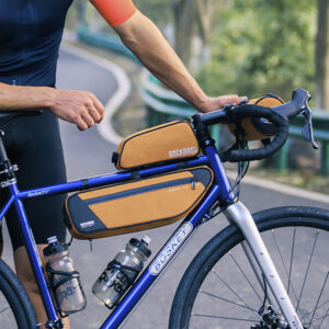 Rockbros TL003 ROAD TO SKY 2L Frame Bag Waterproof - Orange - Image 9