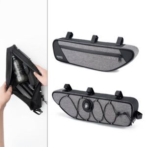 Rockbros TL003 ROAD TO SKY 2L Frame Bag Waterproof - Gray - Image 6